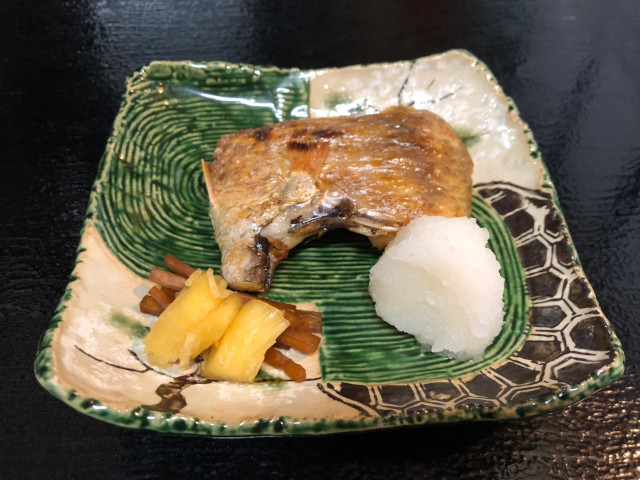 割烹料理の定番のどぐろ焼き